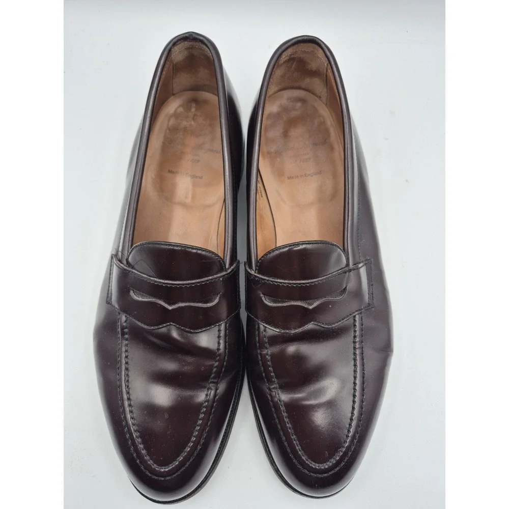 Men's Classic Penny Loafers in Dark Brown